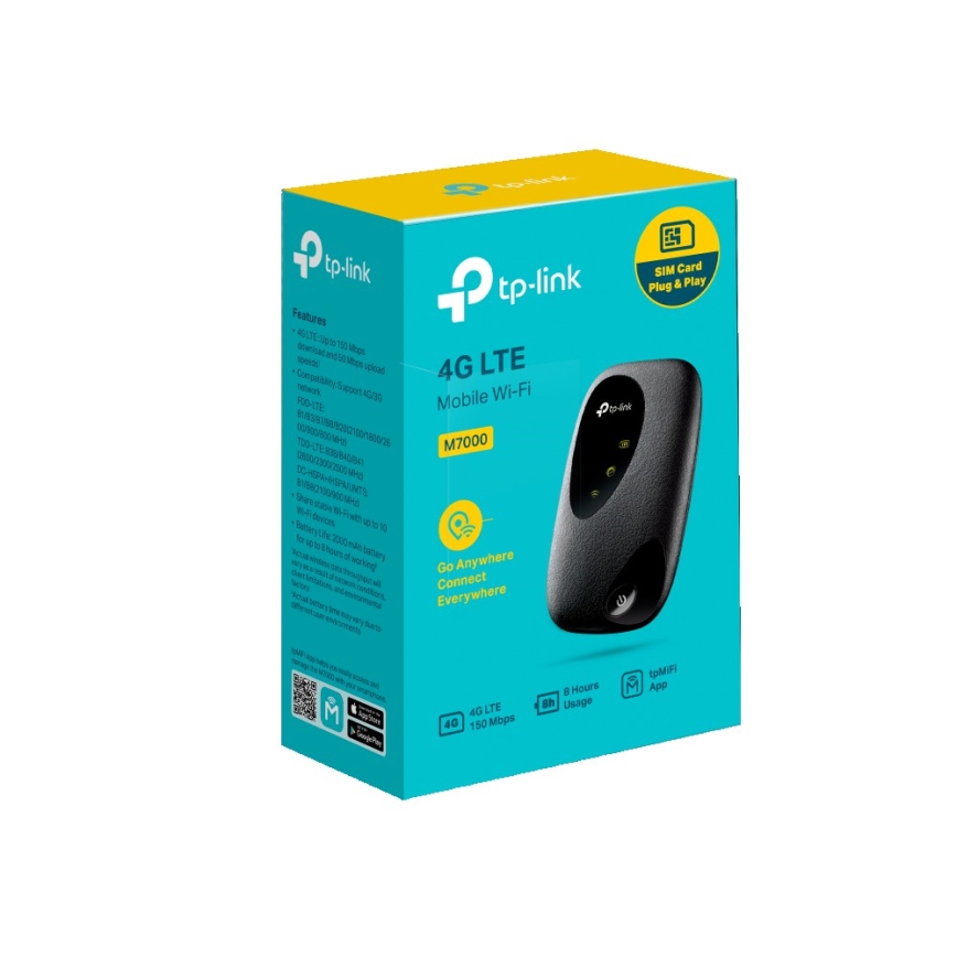 TP-Link - Mobile Wi-Fi 4G LTE M7000