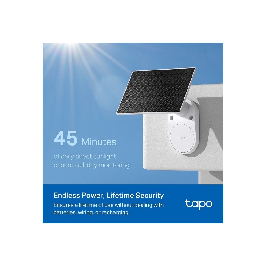 TP-Link - Outdoor Solar Camera IP65 Wi-Fi