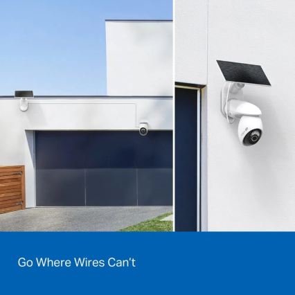 TP-Link - Outdoor Solar Camera with Sensor, IP65, Wi-Fi