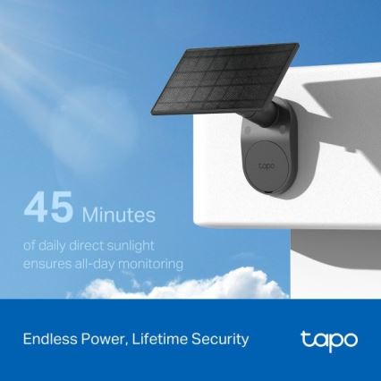 TP-Link - Outdoor Solar Camera with Sensor, IP65-rated, Wi-Fi