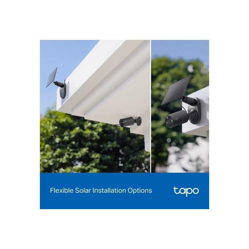 TP-Link - Outdoor Solar Camera with Sensor, IP65-rated, Wi-Fi