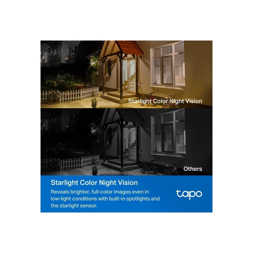 TP-Link - Outdoor Solar Camera with Sensor, IP66, Wi-Fi