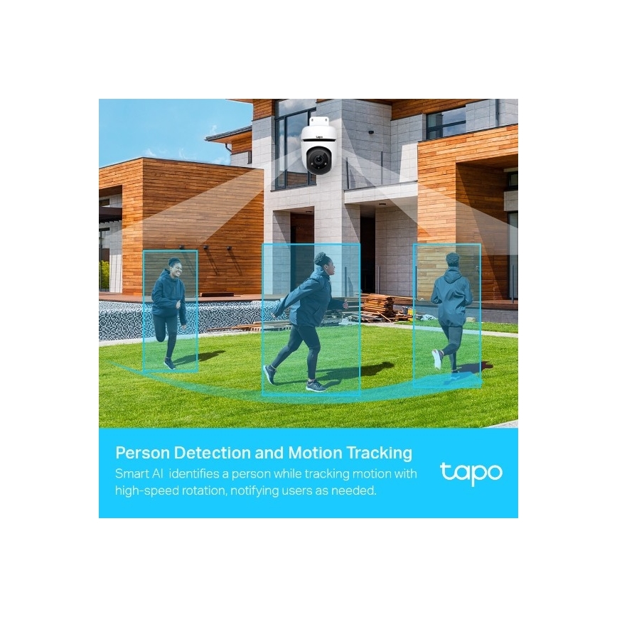 TP-Link - Outdoor Wi-Fi Camera with Sensor, IP65
