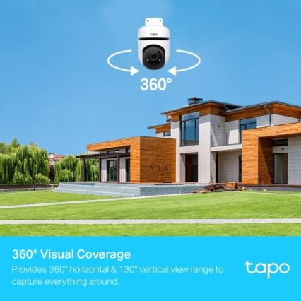 TP-Link - Outdoor Wi-Fi Camera with Sensor, IP65