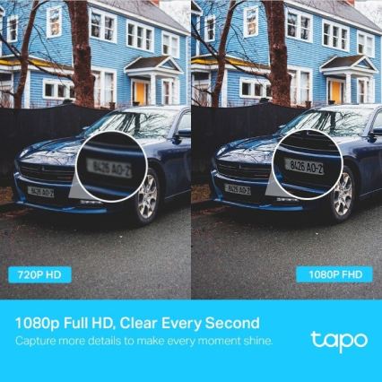TP-Link - Outdoor Wi-Fi Camera with Sensor, IP65