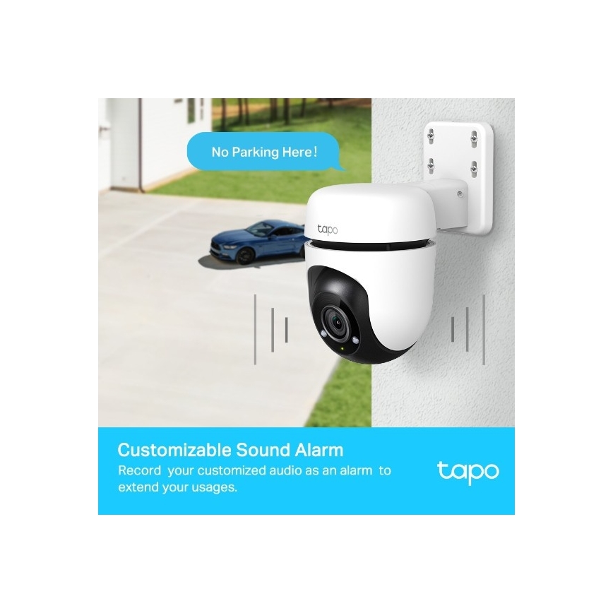 TP-Link - Outdoor Wi-Fi Camera with Sensor, IP65