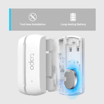 TP-Link - Smart Contact Sensor 1xCR2032 Wi-Fi