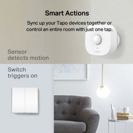 TP-Link - Smart Dual-Button Light Switch 2xAAA Wi-Fi