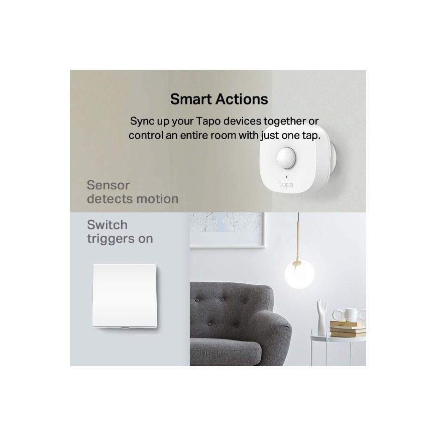 TP-Link - Smart Light Switch 2xAAA Wi-Fi