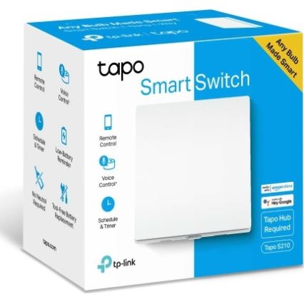 TP-Link - Smart Light Switch 2xAAA Wi-Fi