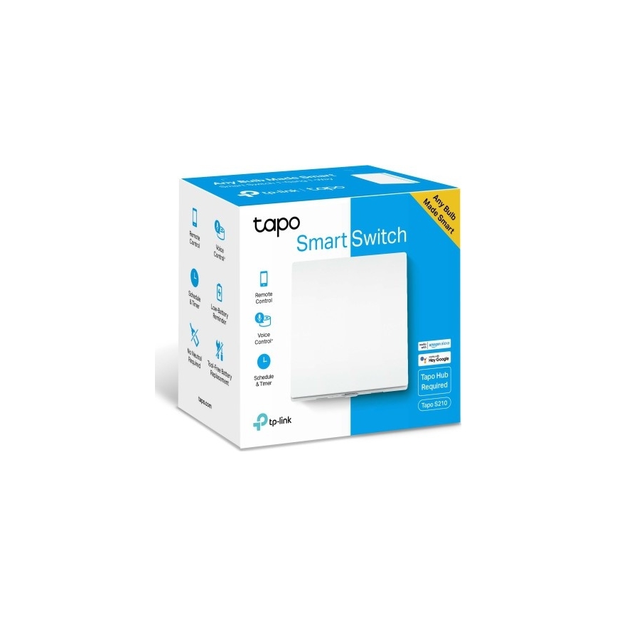 TP-Link - Smart Light Switch 2xAAA Wi-Fi