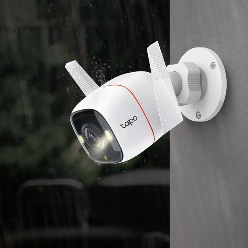 TP-Link - Smart Outdoor Camera with Sensor, IP66, Wi-Fi