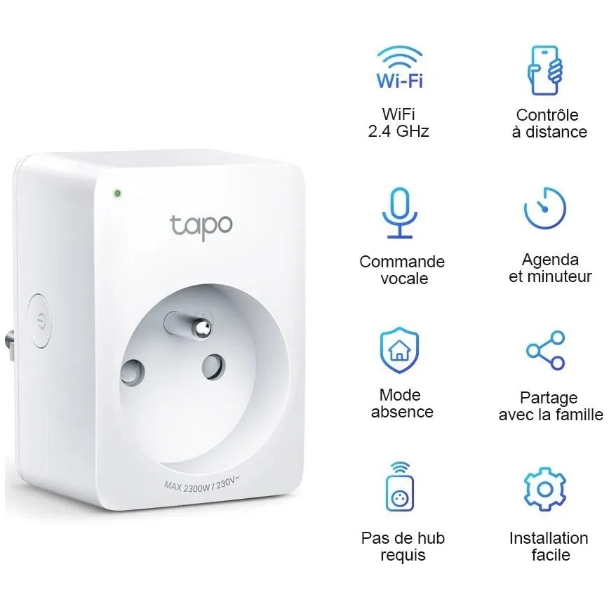 TP-Link - Smart Plug E 2300W Wi-Fi