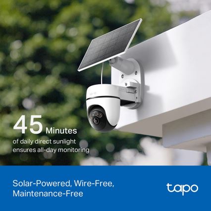TP-Link - Smart Solar-Powered Camera 5V IP65 Wi-Fi