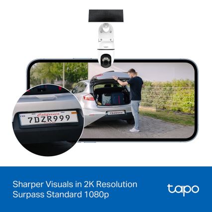 TP-Link - Smart Solar-Powered Camera 5V IP65 Wi-Fi