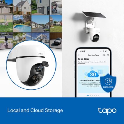 TP-Link - Smart Solar-Powered Camera 5V IP65 Wi-Fi
