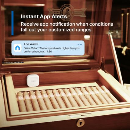 TP-Link - Smart Temperature & Humidity Sensor 1xCR2450