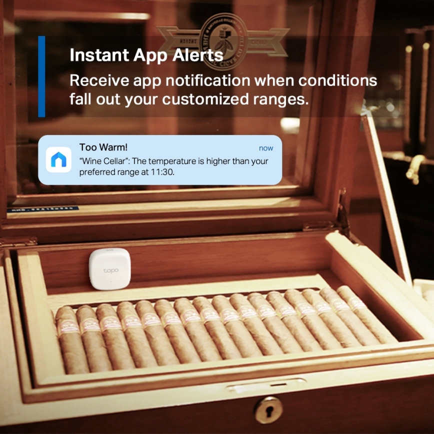 TP-Link - Smart Temperature & Humidity Sensor 1xCR2450