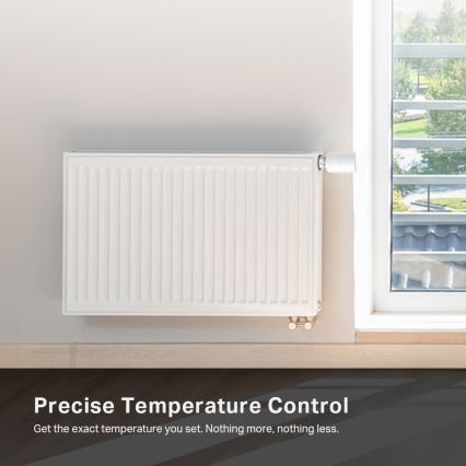 TP-Link - Smart Thermostatic Radiator Valve with LCD Display 2xAA Tuya