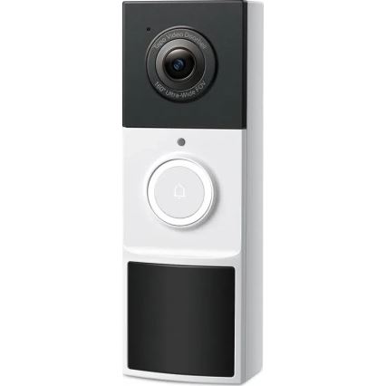 TP-Link - Smart Video Doorbell with 2K Camera, 6400 mAh Battery, IP65, Wi-Fi