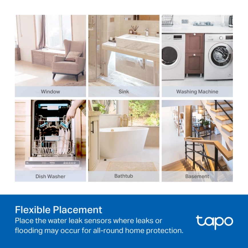 TP-Link - Smart Water Leak Sensor 2xAAA Wi-Fi