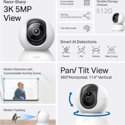 TP-Link - Tuya Smart Wi-Fi Camera