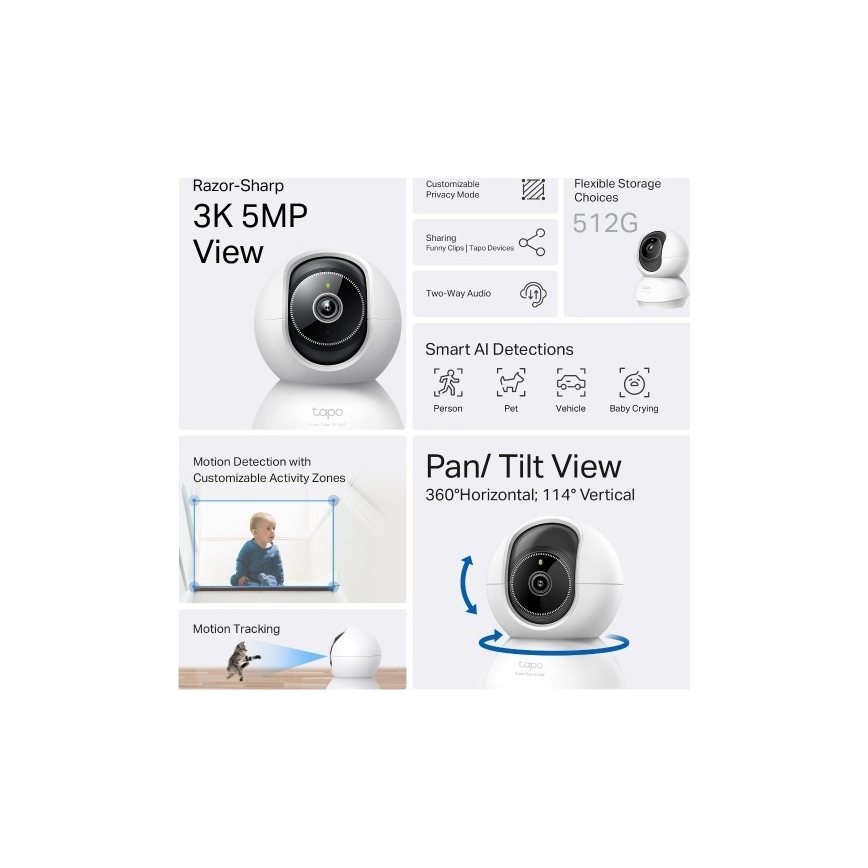 TP-Link - Tuya Smart Wi-Fi Camera