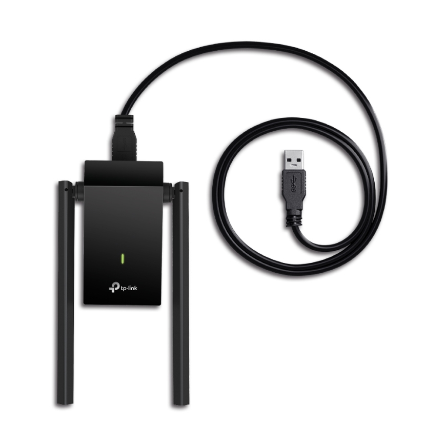 TP-Link - Archer T4U Plus Wi-Fi Wireless USB Network Adapter with High-Gain Antennas