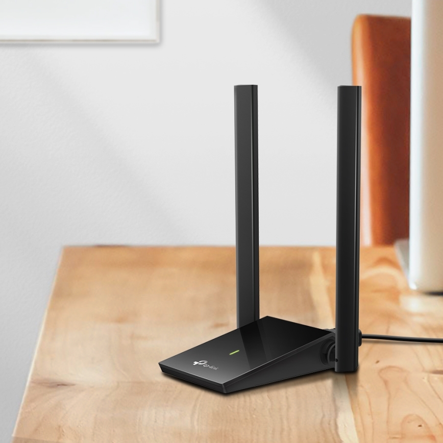 TP-Link - Archer T4U Plus Wi-Fi Wireless USB Network Adapter with High-Gain Antennas