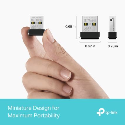 TP-Link - Wireless Wi-Fi 6 USB Nano Adapter