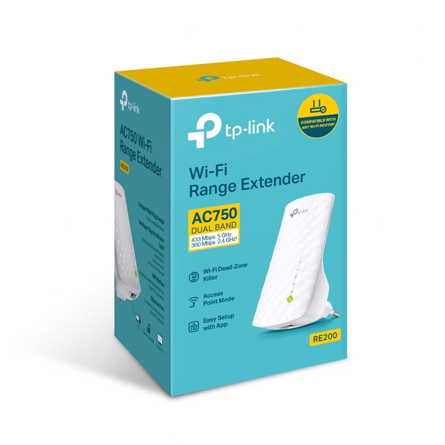 TP-Link - Wi‑Fi Extender/Repeater 2.4/5 GHz