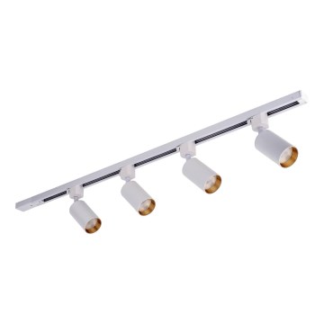 Tracer 1m White Track Spotlight 4xGU10/10W/230V