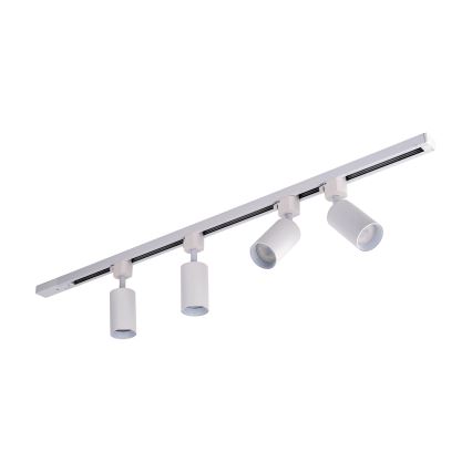 Tracer 1m White Track Spotlight 4xGU10/10W/230V