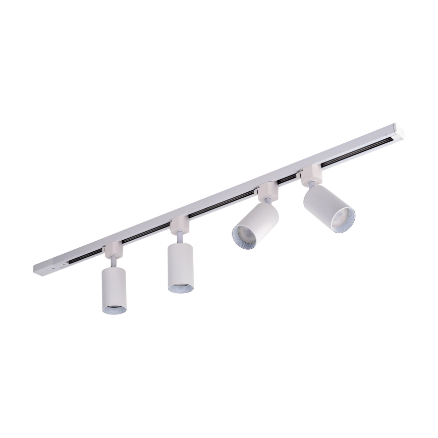 Tracer 1m White Track Spotlight 4xGU10/10W/230V