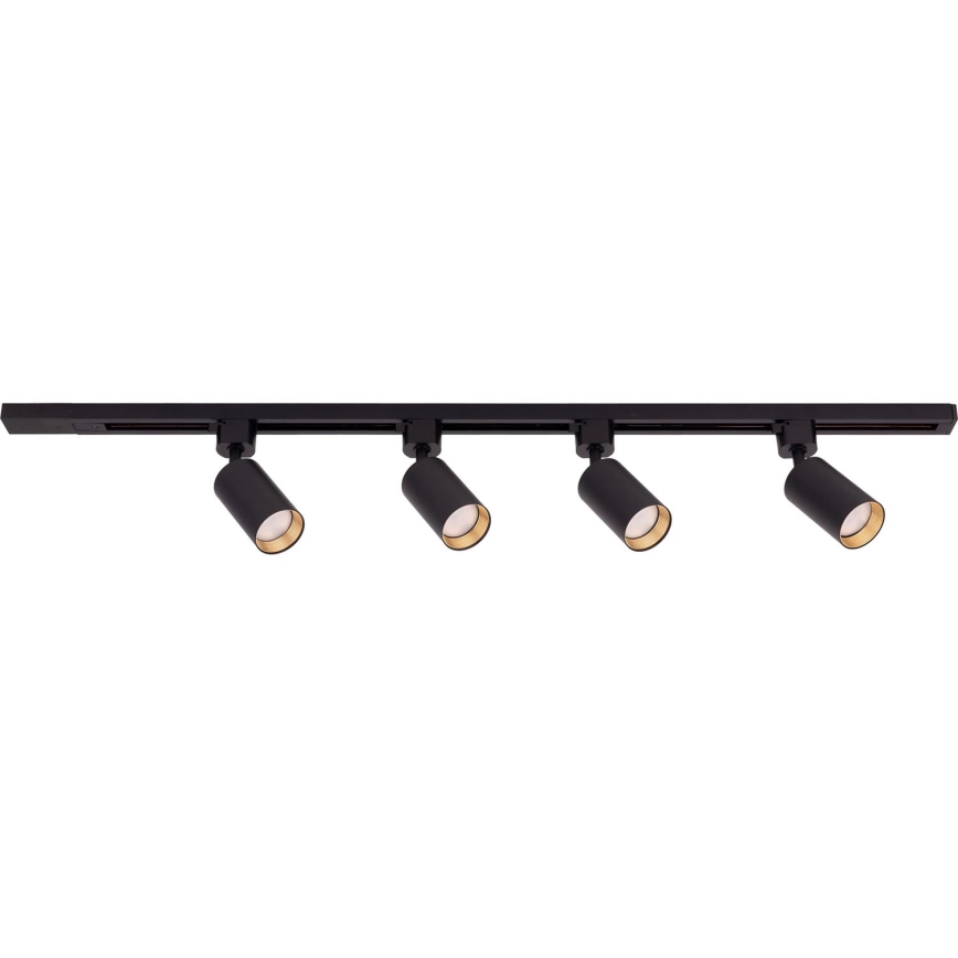 TRACER track spotlight 4x GU10/10W/230V, 1 m, black