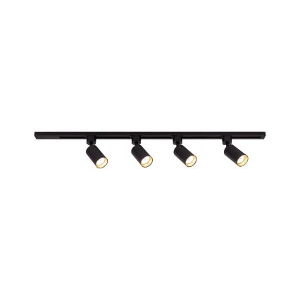 TRACER track spotlight 4x GU10/10W/230V, 1 m, black