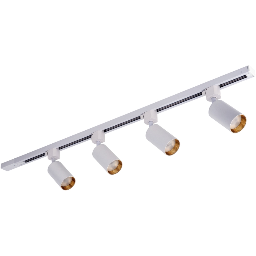 TRACER track spotlight, 4x GU10 / 10W / 230V, 1 m, white