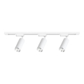 Track-mounted spotlight MICA 3×GU10/10W/230V white/matte chrome