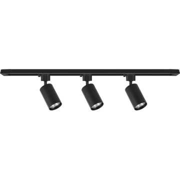 Track-mounted spotlight TIGER 3xGU10/10W/230V black