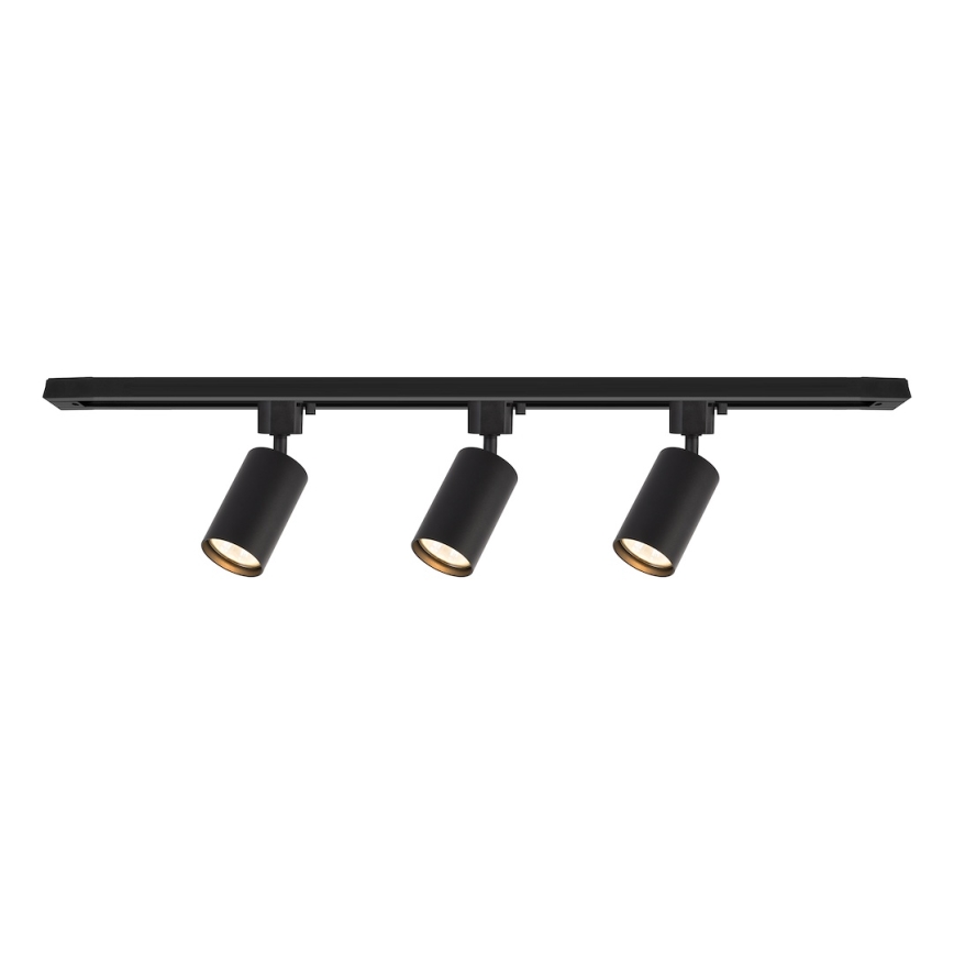 Track-mounted spotlight TIGER 3xGU10/10W/230V black
