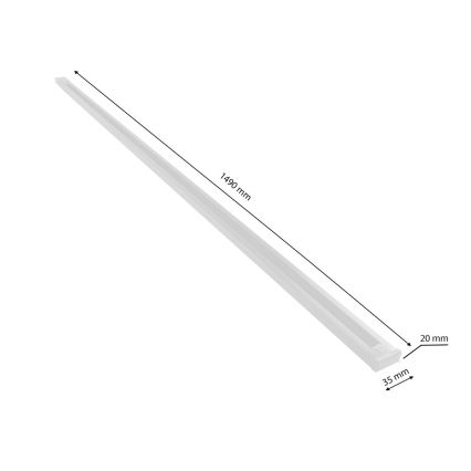 Track rail system TRACER WHITE