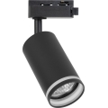 Track spotlight for 1-phase PIPE track system 1xGU10/10W/230V, black