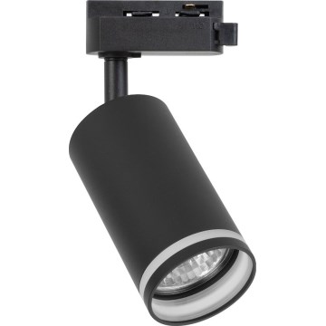 Track spotlight for 1-phase PIPE track system 1xGU10/10W/230V, black