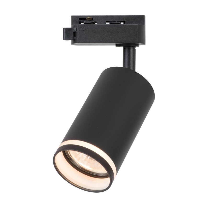 Track spotlight for 1-phase PIPE track system 1xGU10/10W/230V, black