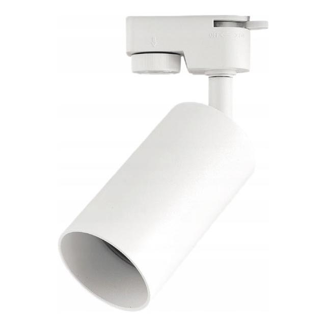 Track spotlight for single-phase track system 1xGU10/10W/230V white