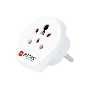 Travel adapter for India, Israel and Denmark
