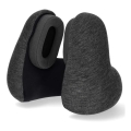 Travel pillow with built-in wireless earphones 400 mAh grey