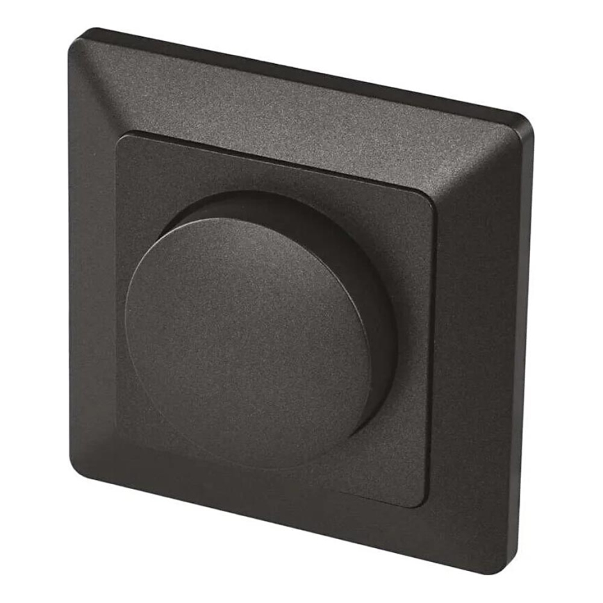 Triac rotary dimmer 110W/230V anthracite