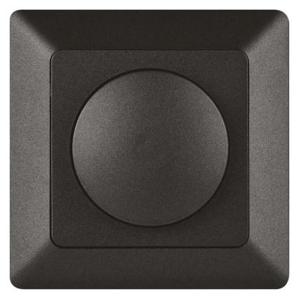 Triac rotary dimmer 110W/230V anthracite