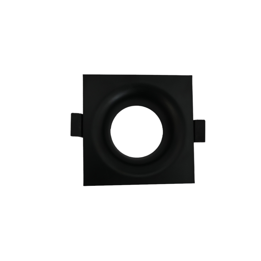 Trim for GU10 recessed downlight 8,6x8,6 cm black